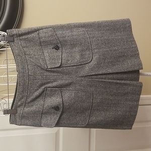 Etcetera wool blend skirt